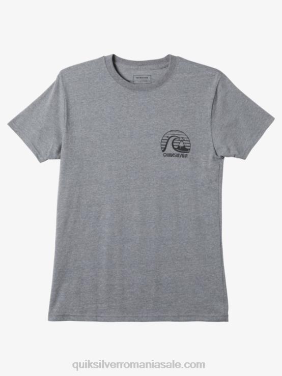 erica gri mediu tricou mod bold move XT6B1138 bărbați Quiksilver