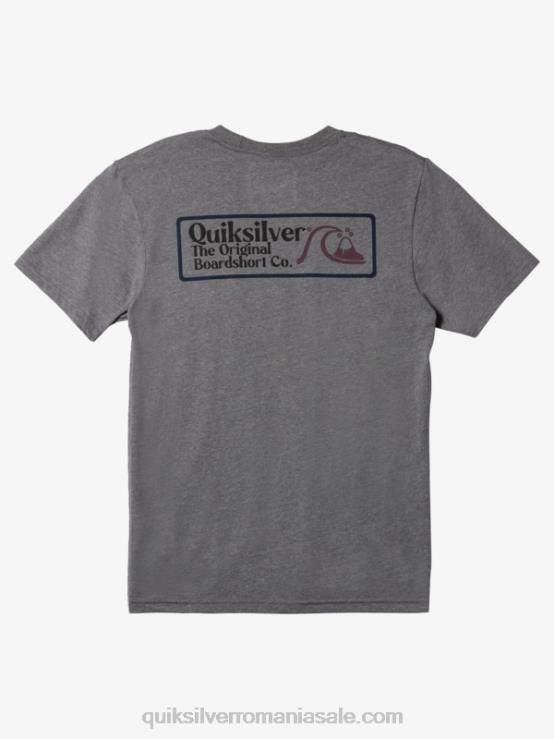 erica gri mediu tricou square biz mod XT6B1191 bărbați Quiksilver
