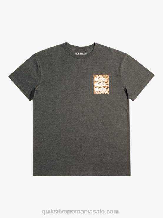 fantomă tricou cu modele deformate XT6B1014 bărbați Quiksilver