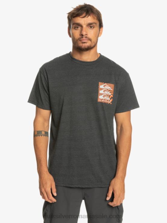 fantomă tricou cu modele deformate XT6B1014 bărbați Quiksilver