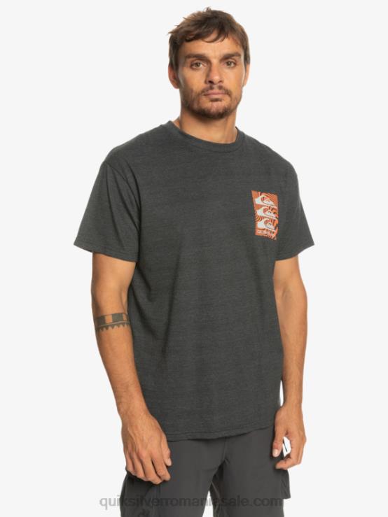 fantomă tricou cu modele deformate XT6B1014 bărbați Quiksilver