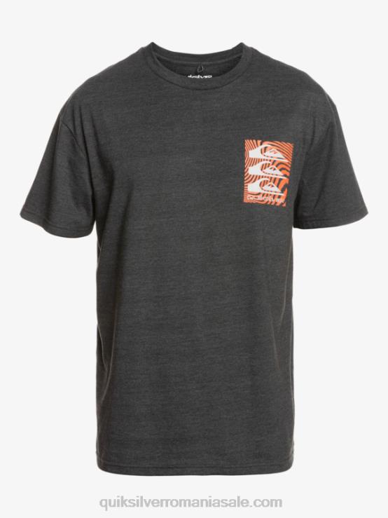 fantomă tricou cu modele deformate XT6B1014 bărbați Quiksilver