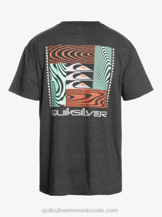 fantomă tricou cu modele deformate XT6B1014 bărbați Quiksilver