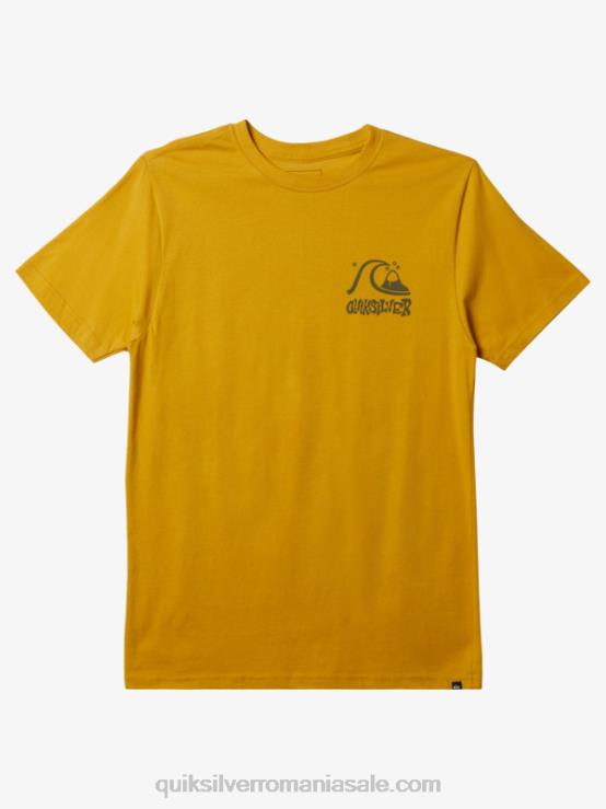 galbenus galben tricou cale de evacuare XT6B119 bărbați Quiksilver
