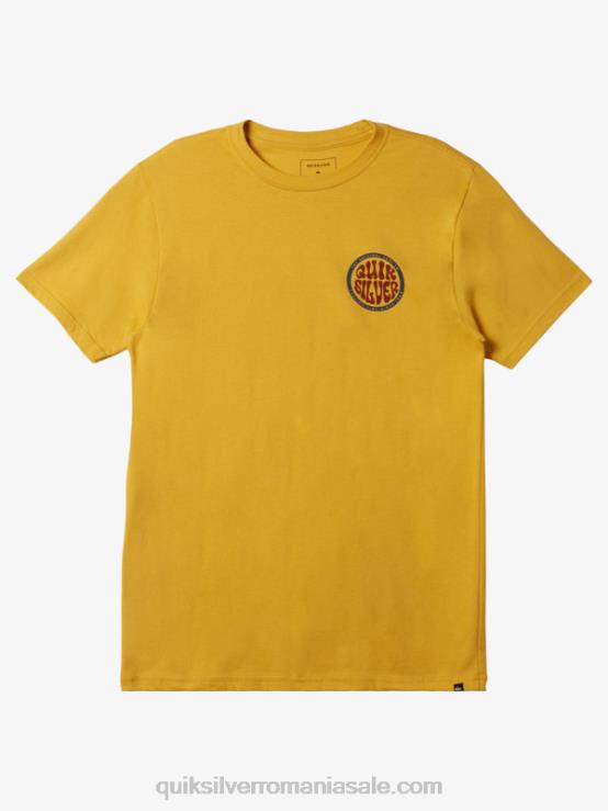 galbenus galben tricou de tip mai îndrăzneț XT6B47 bărbați Quiksilver