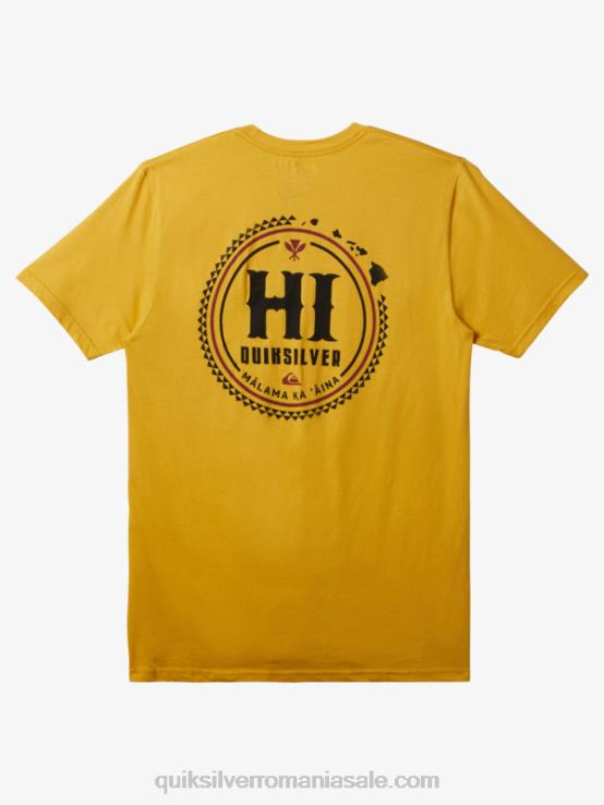 galbenus galben tricou hawaii survivor XT6B117 bărbați Quiksilver