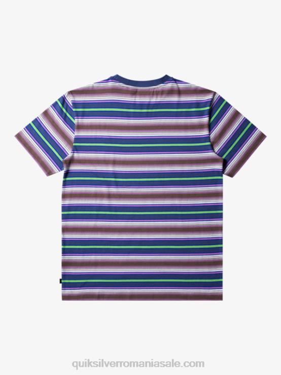 geller bering dungă tricou cu dungi geller XT6B632 bărbați Quiksilver