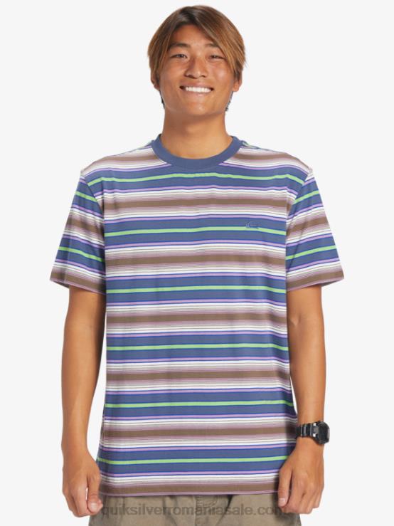 geller bering dungă tricou cu dungi geller XT6B632 bărbați Quiksilver