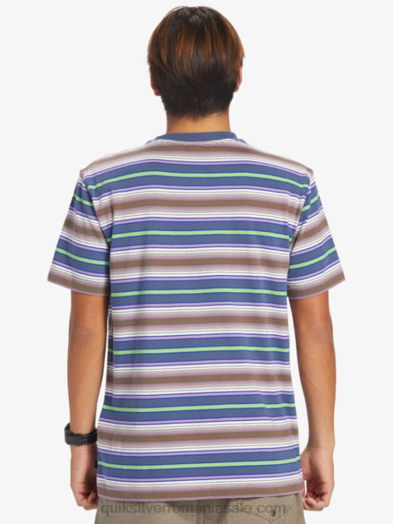 geller bering dungă tricou cu dungi geller XT6B632 bărbați Quiksilver