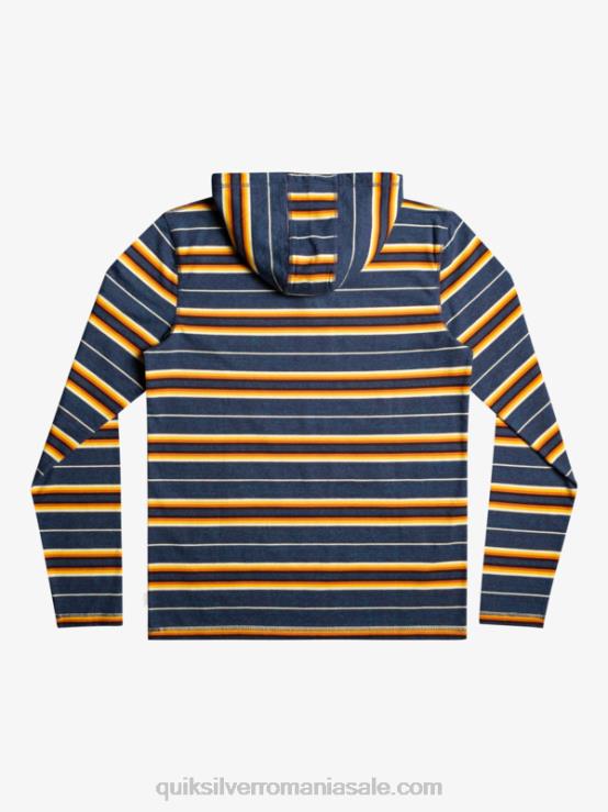 insigne dunga de ultima sansa tricou cu mânecă lungă cu glugă cu ultima șansă XT6B1862 bărbați Quiksilver