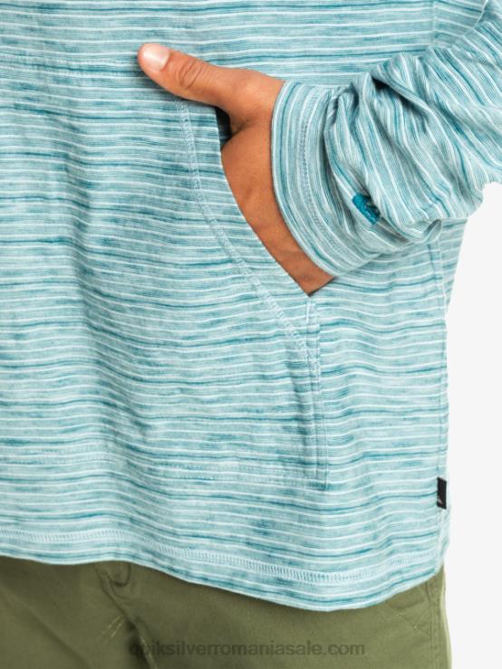 kentin ceresc tricou cu glugă Kentin cu mâneci lungi XT6B1354 bărbați Quiksilver