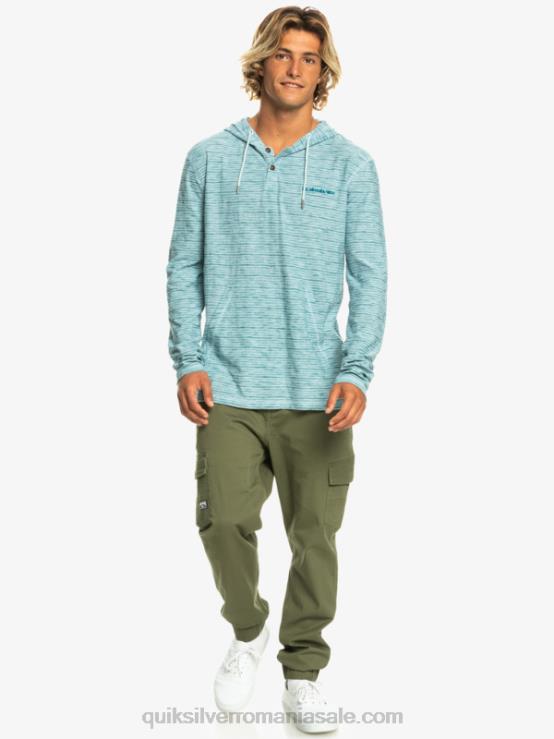 kentin ceresc tricou cu glugă Kentin cu mâneci lungi XT6B1354 bărbați Quiksilver