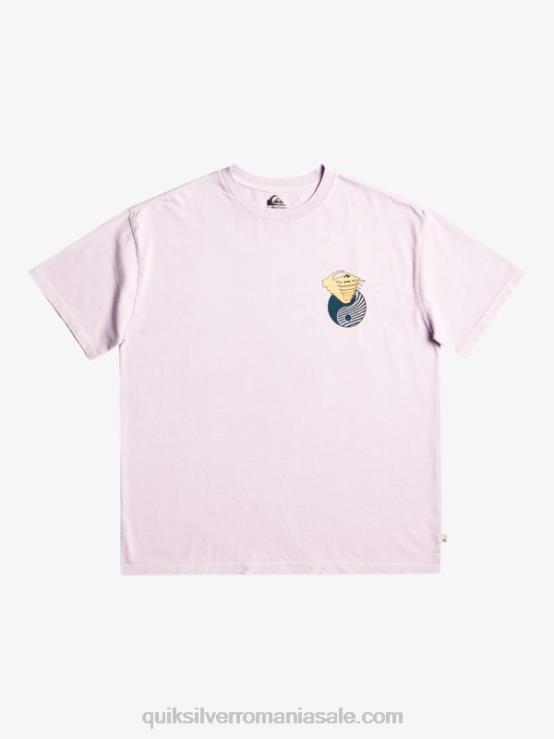 liliac pastel tricou acolo XT6B1168 bărbați Quiksilver