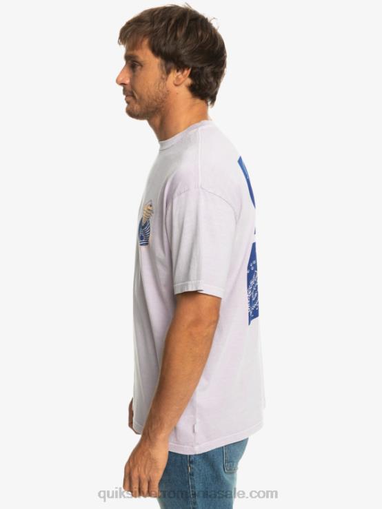 liliac pastel tricou acolo XT6B1168 bărbați Quiksilver