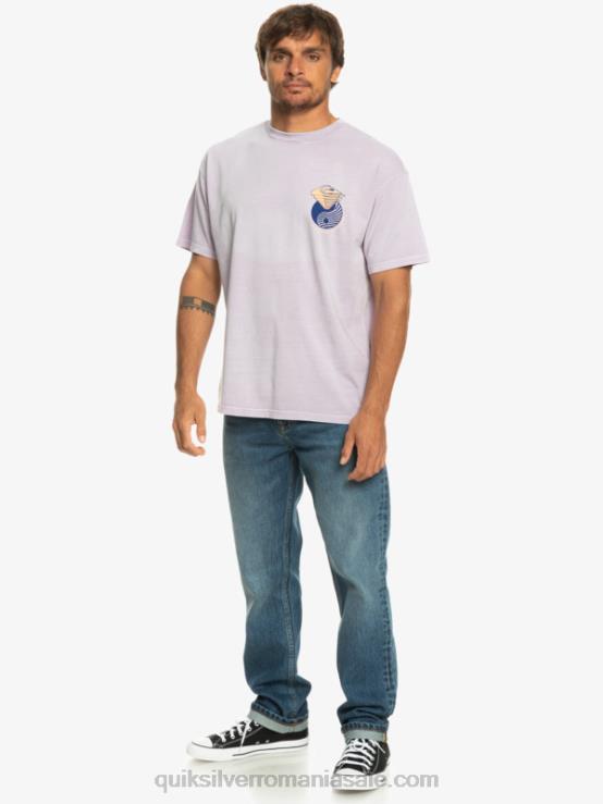 liliac pastel tricou acolo XT6B1168 bărbați Quiksilver