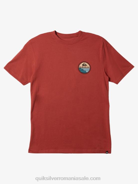 marsala tricou călătorie pitorească XT6B1145 bărbați Quiksilver