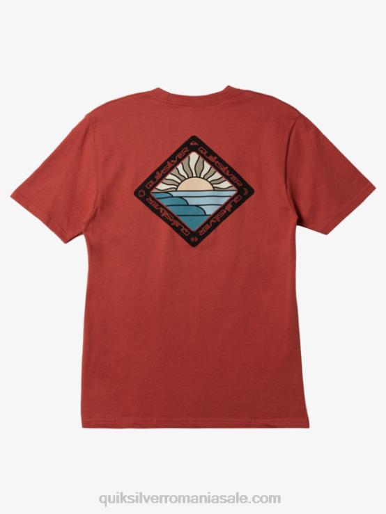 marsala tricou călătorie pitorească XT6B1145 bărbați Quiksilver