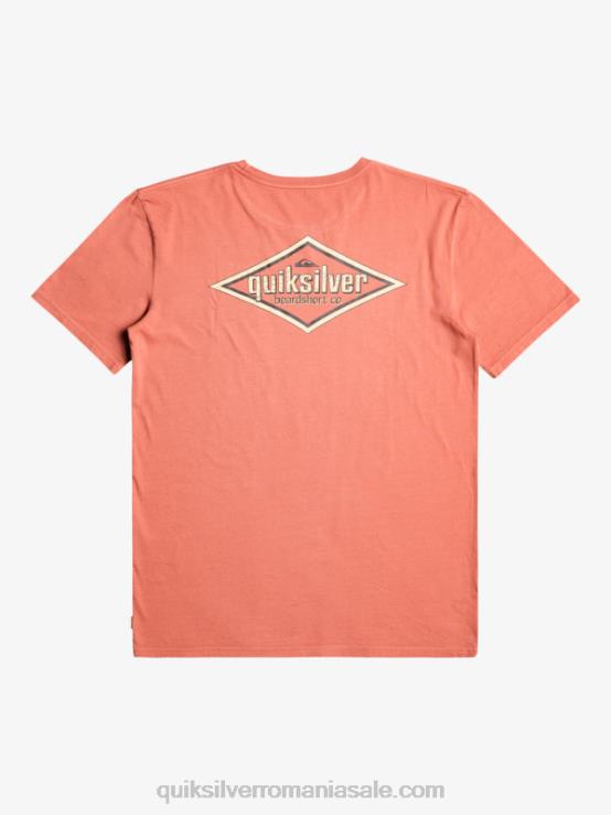 marsala tricou cu cuvinte XT6B935 bărbați Quiksilver