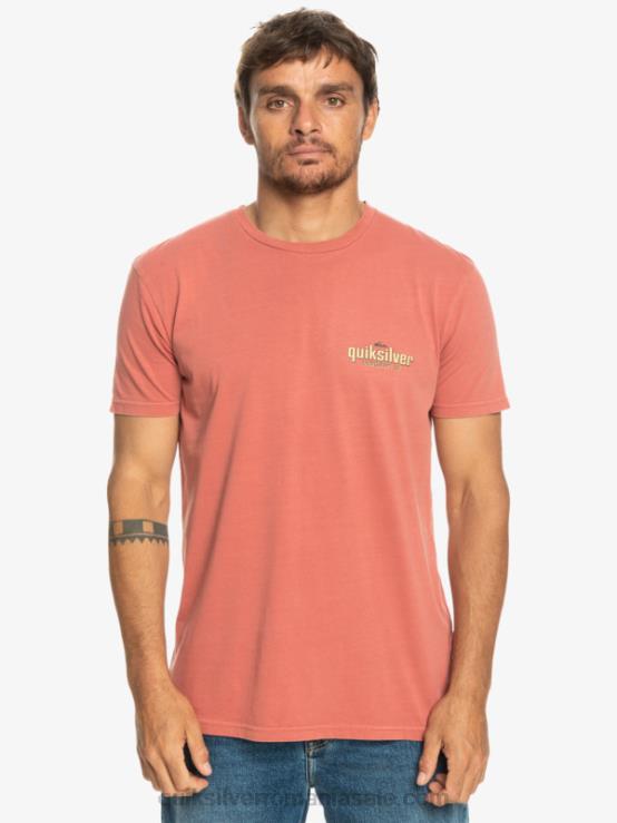 marsala tricou cu cuvinte XT6B935 bărbați Quiksilver