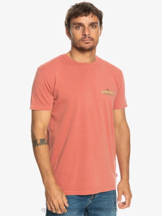 marsala tricou cu cuvinte XT6B935 bărbați Quiksilver