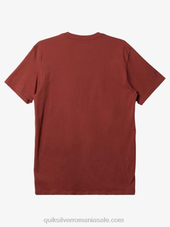 marsala tricou mw mini cu logo XT6B115 bărbați Quiksilver