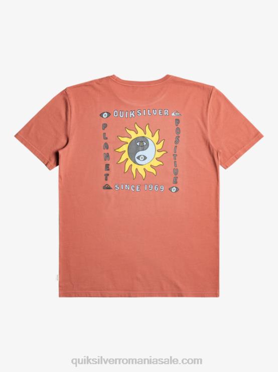 marsala tricou planeta pozitiv XT6B1339 bărbați Quiksilver