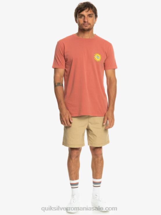 marsala tricou planeta pozitiv XT6B1339 bărbați Quiksilver
