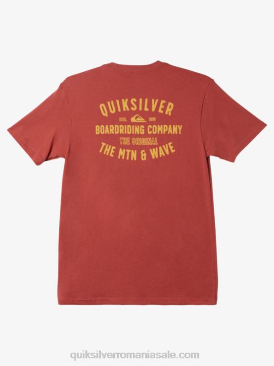 marsala tricou qs surf Lockup XT6B961 bărbați Quiksilver