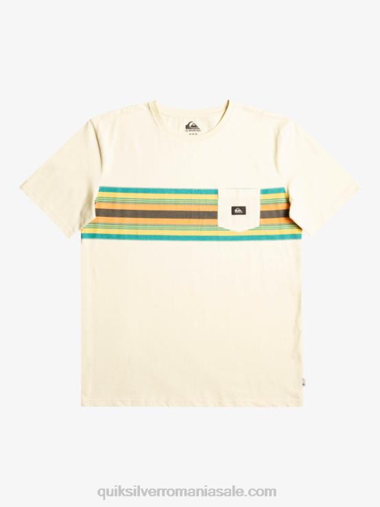 mesteacăn tricou cu buzunar cu dungi surfadelica XT6B1065 bărbați Quiksilver