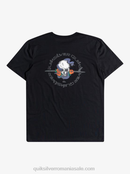 negru outta road - tricou XT6B1818 bărbați Quiksilver
