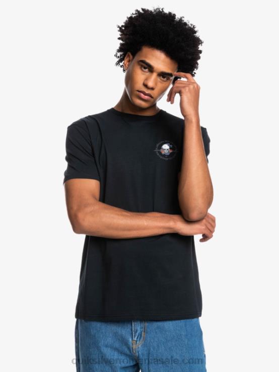 negru outta road - tricou XT6B1818 bărbați Quiksilver