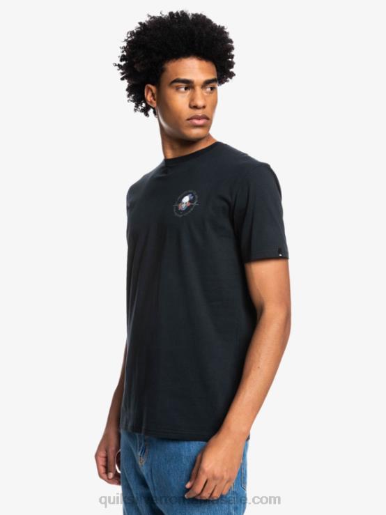 negru outta road - tricou XT6B1818 bărbați Quiksilver