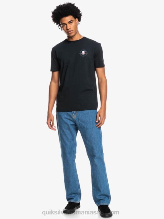negru outta road - tricou XT6B1818 bărbați Quiksilver