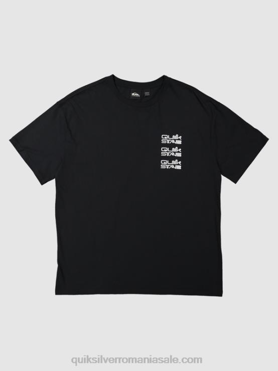 negru tricou XT6B1667 bărbați Quiksilver x Stab