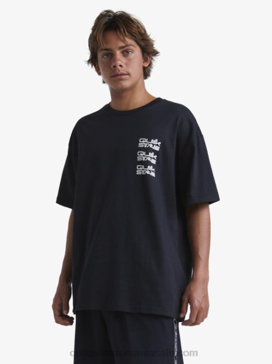 negru tricou XT6B1667 bărbați Quiksilver x Stab