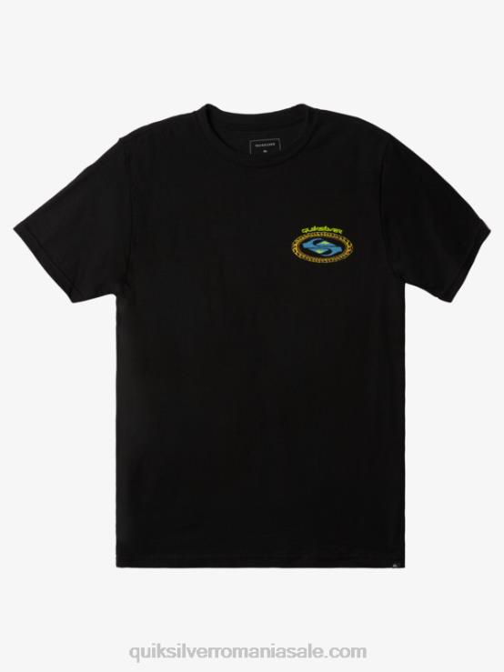 negru tricou a doua piele XT6B1154 bărbați Quiksilver