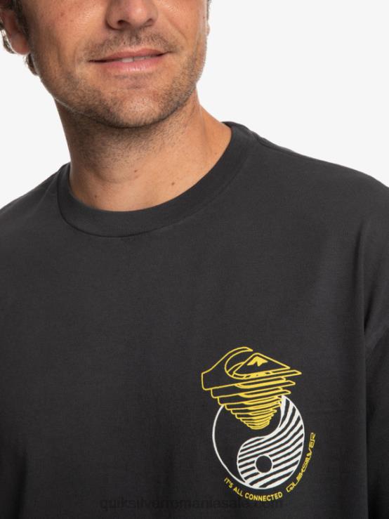 negru tricou acolo XT6B1167 bărbați Quiksilver