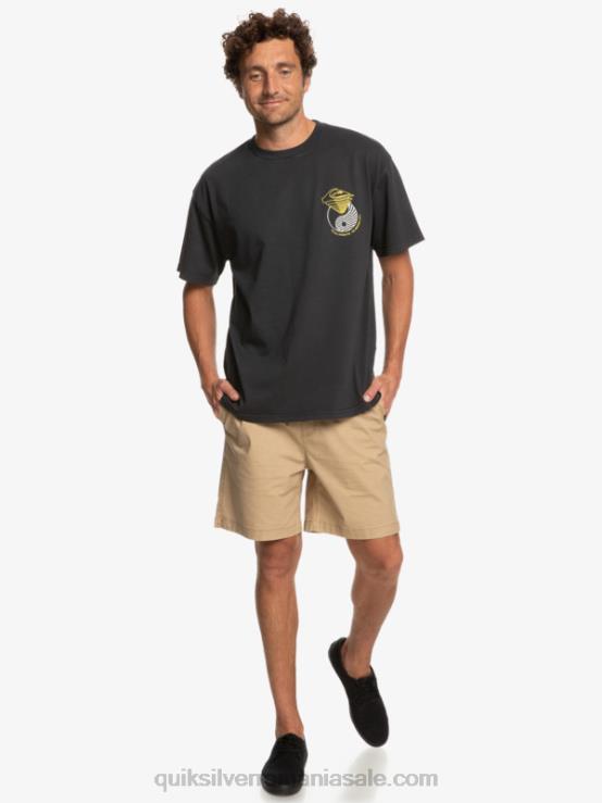 negru tricou acolo XT6B1167 bărbați Quiksilver