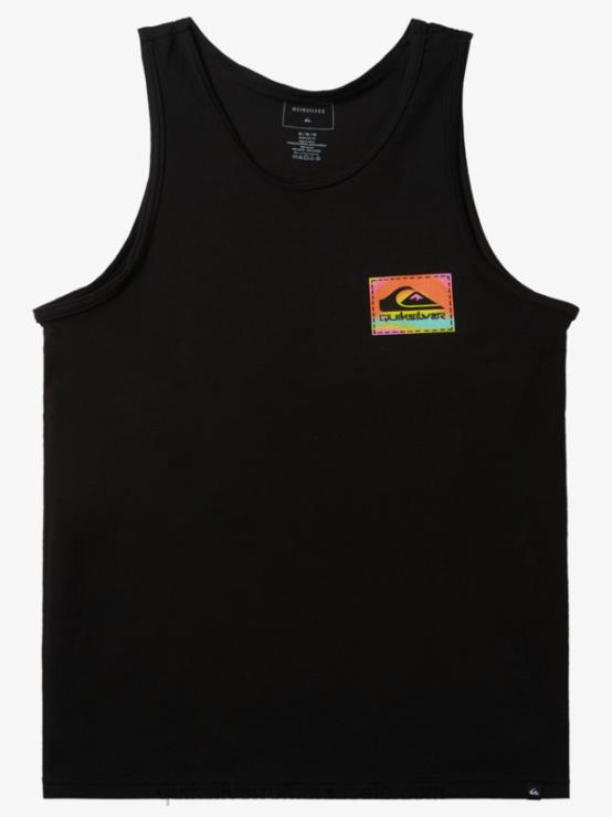 negru tricou color flow XT6B1333 bărbați Quiksilver