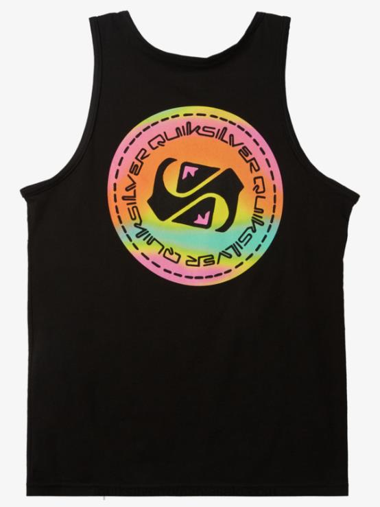 negru tricou color flow XT6B1333 bărbați Quiksilver
