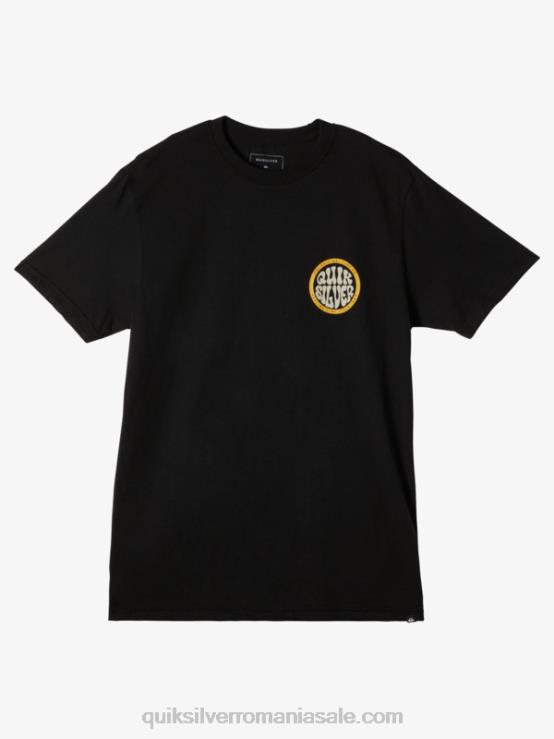 negru tricou de tip mai îndrăzneț XT6B46 bărbați Quiksilver