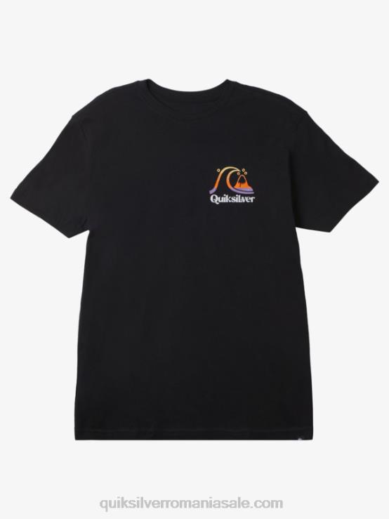 negru tricou din timpul insulei XT6B1627 bărbați Quiksilver