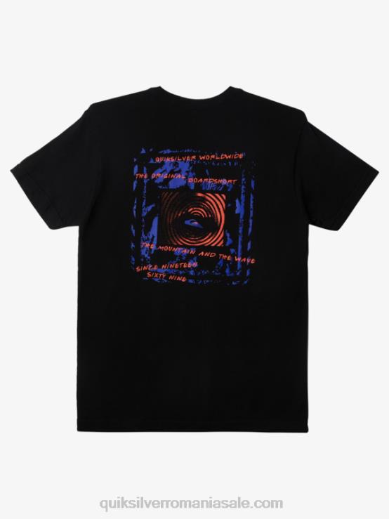 negru tricou international worldforce XT6B597 bărbați Quiksilver