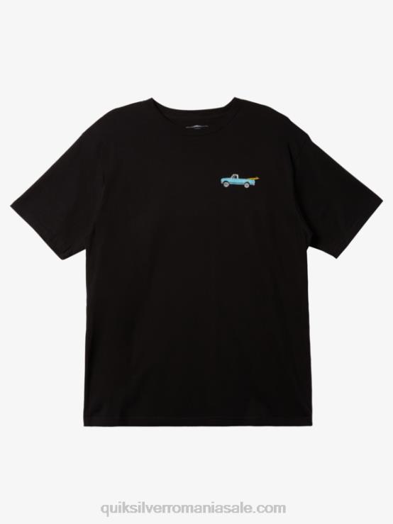 negru tricou legat de balize de waterman XT6B1343 bărbați Quiksilver