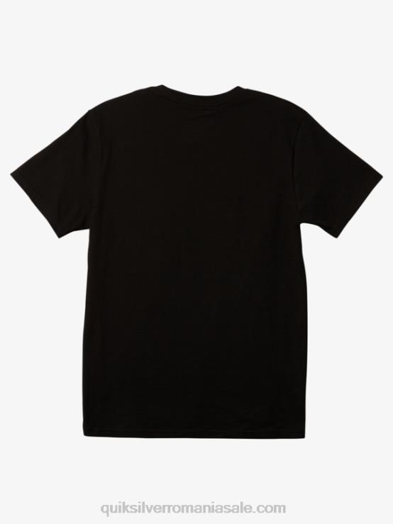 negru tricou în forme XT6B1238 bărbați Quiksilver