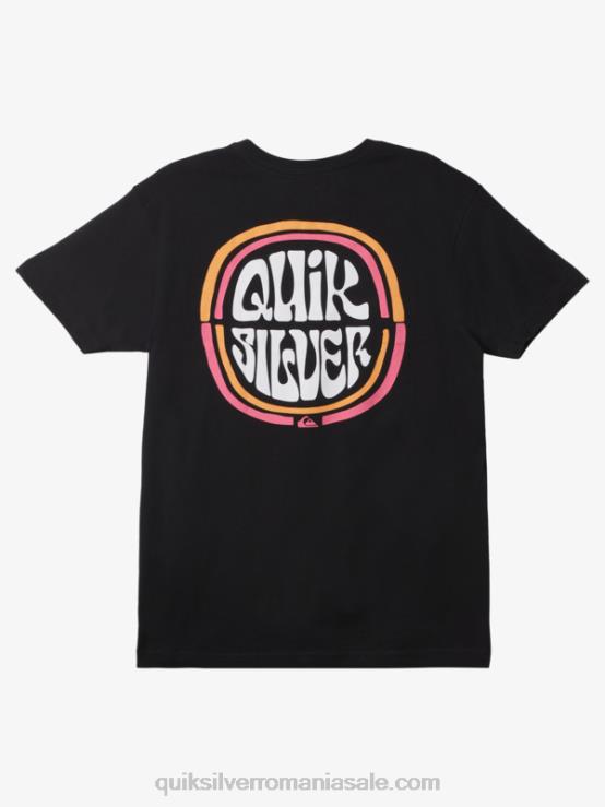 negru tricou înalt de mile XT6B1641 bărbați Quiksilver