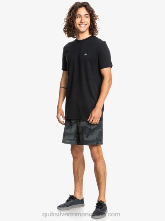 negru tricou proform XT6B1569 bărbați Quiksilver