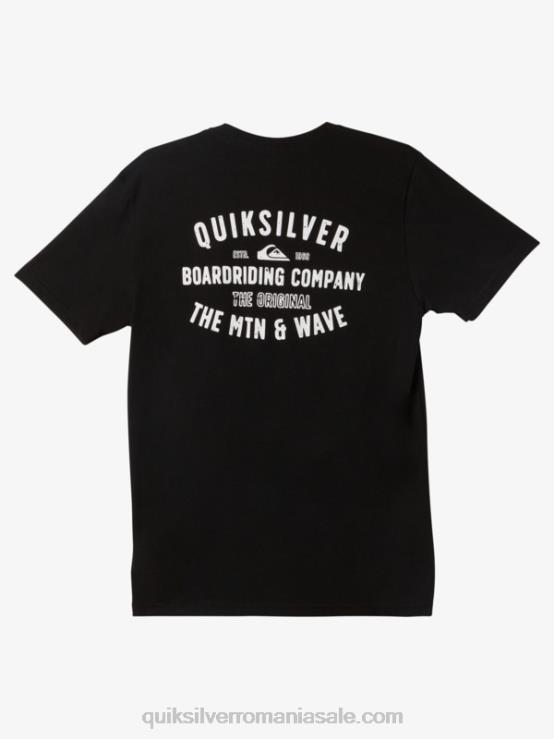 negru tricou qs surf Lockup XT6B960 bărbați Quiksilver