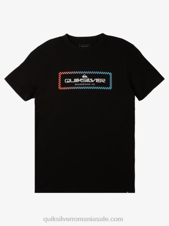 negru tricou rain check XT6B506 bărbați Quiksilver