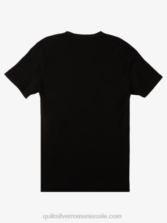negru tricou rain check XT6B506 bărbați Quiksilver